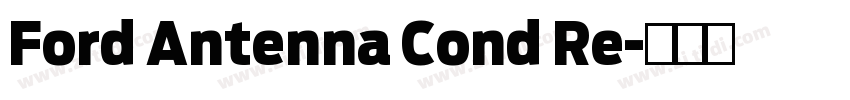 Ford Antenna Cond Re字体转换